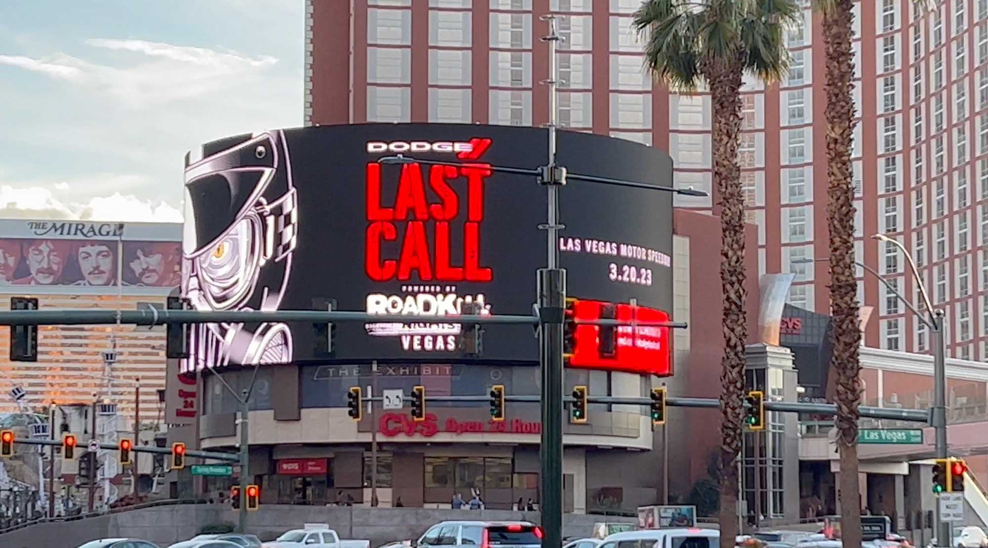 Last Call billboard